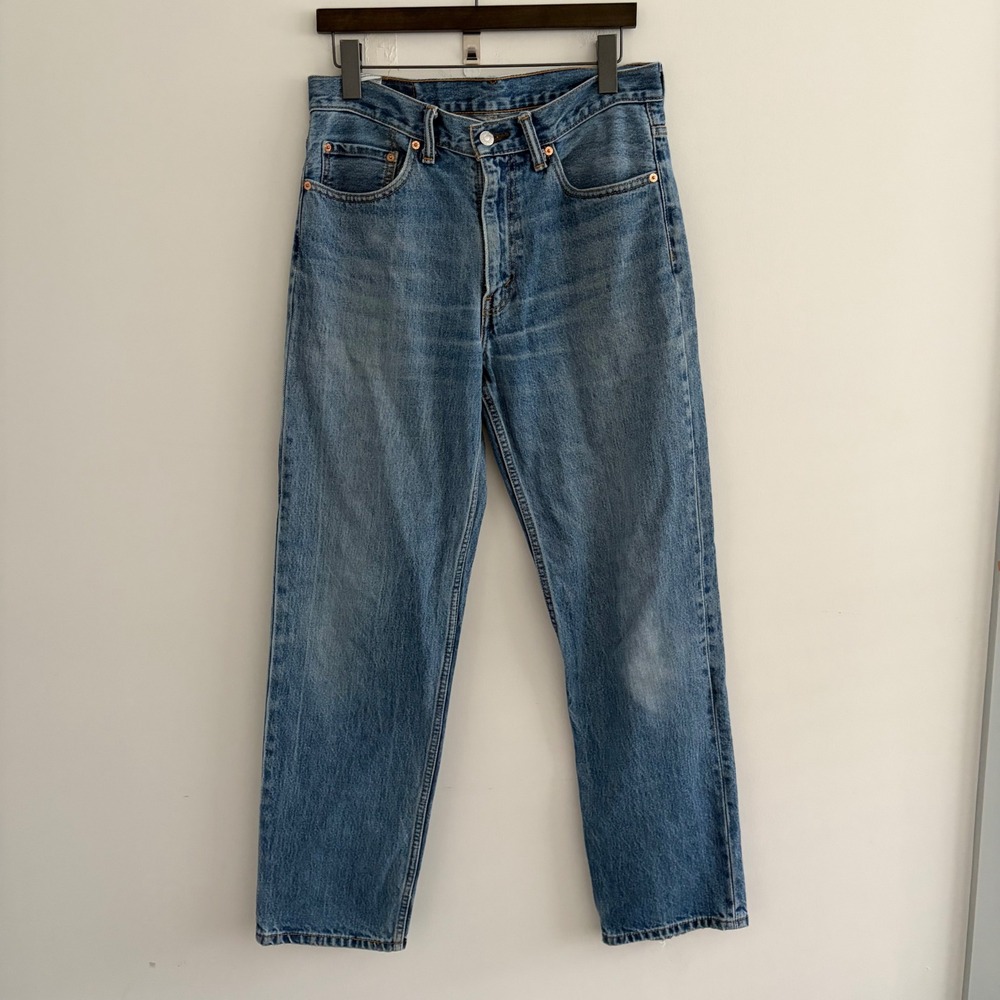 Levis 550 Relaxed Fit Tapered Leg Blue Denim Jeans 32x32